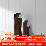 利快可調節鞋架收納神器鞋托家用省空間雙層整理鞋柜 【靴子】可伸縮白色1組