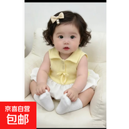 女寶寶夏季公主連衣裙2026新款兒童可愛(ài)甜美蓬蓬背心花苞裙 黃色--A-5立領(lǐng)公主裙 73