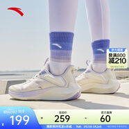 安踏（ANTA）【毒刺】安踏女鞋運動(dòng)鞋秋跑步鞋子女慢跑鞋 象牙白/迷霧紫/淡紫灰-2 39