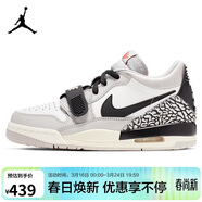 耐克（NIKE）Jordan女喬丹AJ312 LEGACY 312運動(dòng)鞋CD9054-101爆裂紋白灰黑36