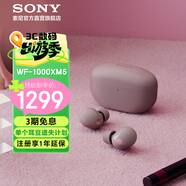 索尼（SONY）【官方直營(yíng)】WF-1000XM5 雙芯降噪旗艦 真無(wú)線(xiàn)藍牙耳機 降噪豆5 國家補貼男生女生送禮 旅行好物 玫瑰灰 官方標配