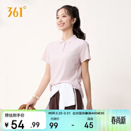 361°t恤女春夏季運動(dòng)polo衫速干健身休閑跑步短袖上衣662624111H-2