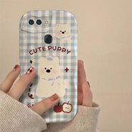 倍技可愛(ài)小狗西高地適用OPPOR17手機殼日系卡通保護殼R15標準版情侶硅膠軟套全包防摔防滑 OPPOR15標準版【奶油紋-藍底小狗】