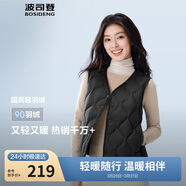 波司登25年秋冬羽絨馬甲女士休閑輕薄送禮外套商場(chǎng)熱賣(mài)同款B250130006