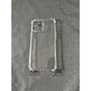 RSRDDY適用iphone13pro掛繩手機保護殼素材殼蘋(píng) 銀色掛鉤四角防摔透明單殼 iPhone 6s