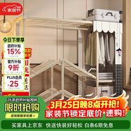 小匠材布衣柜簡(jiǎn)易衣柜免安裝衣櫥一體布藝衣柜加粗鋼管出租房收納衣櫥11