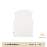 BODYDREAM純棉重磅背心男夏季運動(dòng)健身t恤大碼無(wú)袖上衣休閑坎肩潮 白色（面料升級版防透點(diǎn)） XL