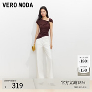 VEROMODA【超模褲】牛仔褲女新款原色復古高腰牛仔褲 白牛仔-美臀版 M
