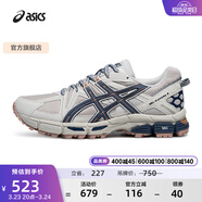 亞瑟士ASICS男鞋女鞋越野舒適運動(dòng)鞋耐磨戶(hù)外復古慢跑鞋 GEL-KAHANA 8 淺灰色025(情侶款) 44