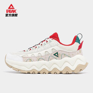 匹克樂(lè )游丨貓爪鞋女鞋冬季新款男鞋情侶休閑鞋女士運動(dòng)鞋老爹鞋女 【女款】帆布白 35