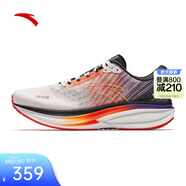 安踏PG7丨冠軍跑鞋4代跑步鞋男鞋緩震回彈跑鞋運動(dòng)鞋112535562 【冠軍3V3】紙莎白/熒光柿子紅/基礎黑5562-5 40.5 （男7.5）