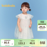 巴拉巴拉寶寶連衣裙兒童公主裙女童裙子夏裝2025洋氣208225111044