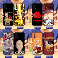 澤錫 vivoY30/Y50/Z5X/Z5i/S5/S6玻璃手機殼iQOO11Pro軟硅膠Y35磨砂 一拳超人-埼玉老師-卡通潮 玻璃殼定制-下單型號圖案留言客服