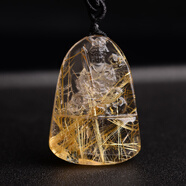 鈦晶本命佛吊墜虛空藏菩薩屬牛屬虎守護神吊墜發(fā)晶水晶生肖項鏈