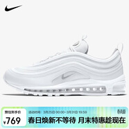 耐克男子休閑鞋AIR MAX 97運動(dòng)鞋921826-101 白色 41 