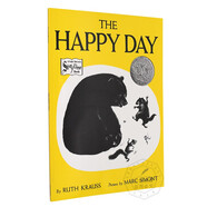 快樂(lè)的一天 快樂(lè)的日子 英文原版童書 The Happy Day  凱迪克銀獎(jiǎng) 黑白繪本里的春天