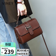 viney牛皮包包女包斜挎媽媽包輕奢單肩手提包生日禮物高級感送女友老婆