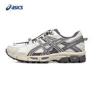 亞瑟士ASICS女子透氣耐磨跑鞋 GEL-KAHANA 8 FL 奶白色/碳黑色 37.5 