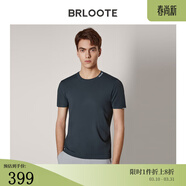 巴魯特（Brloote）男短袖T恤時(shí)尚休閑色圓領(lǐng)體恤衫夏季 深灰 165/88A