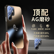 三星（SAMSUNG）適用三星s26Ultra手機殼s25新款自帶鏡頭膜2026馬年三星GalaxysS24+簡(jiǎn)約S23/S22Ultra全包防摔男女 石墨黑馬年限定D1自帶鏡頭膜散熱不沾指紋 三星G