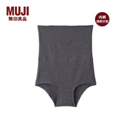 MUJI MUJI 女式 使用了棉的冬季內衣 腹帶短褲 內褲 H9AD336 炭灰色 M