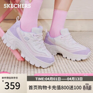 斯凱奇（Skechers）蜜糕鞋女鞋秋冬季厚底增高老爹鞋百搭休閑鞋戶(hù)外運動(dòng)鞋177233
