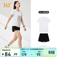 361°跑步運動(dòng)套裝女士春夏季衣服新款速干短袖短褲兩件套662524001H-1