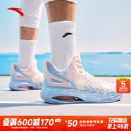 安踏（ANTA）KT籃球鞋男湯普森運動(dòng)鞋男緩震防滑防側翻實(shí)戰比賽氣墊球鞋子男 【KT3 team】2代嬰兒粉/瀑布藍-4 40.5 (250mm)