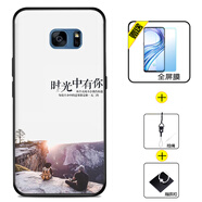 好機(jī)友三星S7edge手機(jī)殼S7 edge保護(hù)套galaxy曲面屏防摔全包軟超薄情侶網(wǎng)紅男液態(tài)硅膠女簡(jiǎn)約打工人定制 【三星S7edge】時(shí)光+全屏軟膜+指環(huán)+掛繩