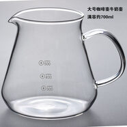 廚萬(wàn)家 加厚玻璃量杯帶刻度玻璃杯 家用量杯防炸裂耐高溫水杯子 500毫升咖啡壺牛奶杯
