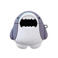 迪士尼（DISNEY） f9保護(hù)套殼創(chuàng)意可愛(ài)防摔殼硅膠軟殼收納全包女生款簡(jiǎn)約保護(hù)殼 迪士尼耳機(jī)F11鯊魚(yú)保護(hù)套