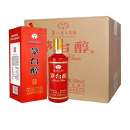 茅臺 貴州茅臺集團 茅臺醇系列 53度柔和醬香型白酒【新老款隨機】 53度 500mL 6瓶 盛世玉液紅色