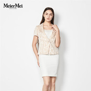MeierMei玫而美品牌專柜時(shí)尚氣質(zhì)修身顯瘦短袖上衣女夏季小西服 H70 42