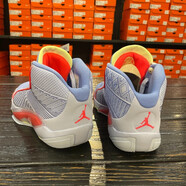 耐克（NIKE）籃球鞋男鞋秋季新款Air Jordan 38 AJ38 緩震抗扭輕便訓練運動(dòng)鞋 DZ3355-500 44.5