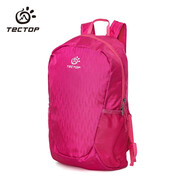 探拓（TECTOP） 戶外徒步雙肩背包 休閑徒步旅行男女通用皮膚包 胭脂粉