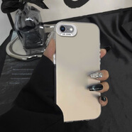御值蘋果6/7/8手機殼iPhone6s男女簡約元氣純色新款plus全包磨砂p硬殼 元氣月光銀【純色】單殼 蘋果6/6s【通用】