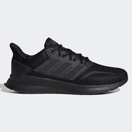 阿迪達斯 （adidas） RUNFALCON 男子網(wǎng)面緩震透氣輕便運動休閑跑步鞋F(xiàn)36199 純黑/G28970 40 (245mm)