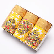 國(guó)潮 男士?jī)?nèi)褲個(gè)性金龍圖案中青年平角褲衩透氣四角褲頭大碼 三條金龍 3XL 135-150