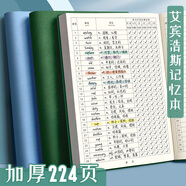 【開學(xué)必備】ujia 艾賓浩斯英語(yǔ)單詞記憶本初高中學(xué)生記背單詞筆記本考研神器四六級(jí)復(fù)習(xí)英語(yǔ)詞匯積累本 墨綠