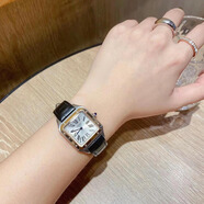 【二手99新】卡地亞表 坦克Tank Solo 自動(dòng)機械男表 玫瑰金 黃金 精鋼石英女腕表 二手鐘表 山度士小號間金全套