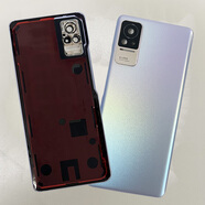 K適用于 小米civi后蓋玻璃 后殼 civi3手機外殼 電池蓋 背殼 后屏 Civi1/1S后蓋輕輕藍帶鏡片 