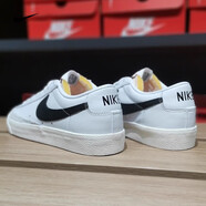 耐克（NIKE）官方艦店男鞋板鞋 秋冬季新款簡(jiǎn)版運動(dòng)鞋耐磨防滑潮搭低幫休閑鞋 BLAZER開(kāi)拓者-101/白淺灰 42