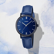 卡西歐（CASIO）時(shí)尚ins風(fēng)指針簡(jiǎn)約商務(wù)輕奢女表LTP-VT02BL-1A 2A 3A 4A 石英表 LTP-VT02BL-2A