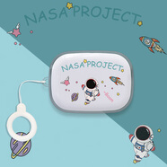 飾卓適用小米Redmi Buds6s藍牙耳機保護套紅米buds5透明外殼tpu防摔AAPE潮流限定版耳機套buds6活力版 透明殼-宇航員【+白色指環(huán)】 Redmi Buds 6【新款】