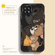 井上畫(huà) 適用OPPOA72手機殼A57\A53\A35鏡頭全包防摔A11個(gè)性卡通貓和老鼠高級感情侶趣味硅膠保護套 經(jīng)典黑-杰瑞鼠02TT OPPOA72
