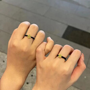 萬寶資銅錢戒指編織情侶可調(diào)節(jié)戒指小眾設(shè)計對戒簡約甜美學(xué)生閨蜜禮物 銅線編織戒指（2只裝）禮盒裝