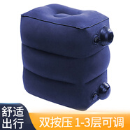 樂活旅行充氣腳墊國際航班飛機(jī)高鐵腳凳長途墊腳旅行氣墊腳踏必備飛行神器