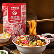 方磚廠69號(hào)老北京炸醬面方便面拌面家庭版半干面非油炸方便速食面210g*1袋裝