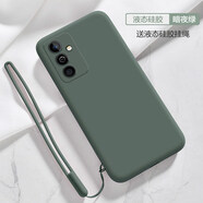 優(yōu)蕾絲 華為麥芒11手機殼液態(tài)硅膠中國電信TYH622M保護套5G鏡頭全包防摔軟殼直邊簡(jiǎn)約純色男女款新款外殼 麥芒11【暗夜綠】膚液態(tài)硅膠全屏鋼膜+同款掛繩