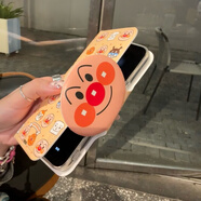 葉余適用于卡通黃油小熊磁吸翻蓋適用iPhone15手機殼蘋(píng)果14promax13潮12 翻蓋-黃底波點(diǎn)面包超人單殼沒(méi)帶掛件 iPhone14Pro